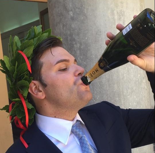 È ufficiale: Giuseppe Chiaramonte si laurea!