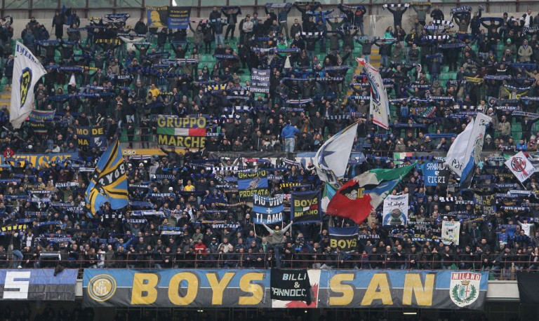 La Curva Nord risponde a Buffon: “Non ci stimi? Guarda il c… che ce ne frega” Inter-Empoli