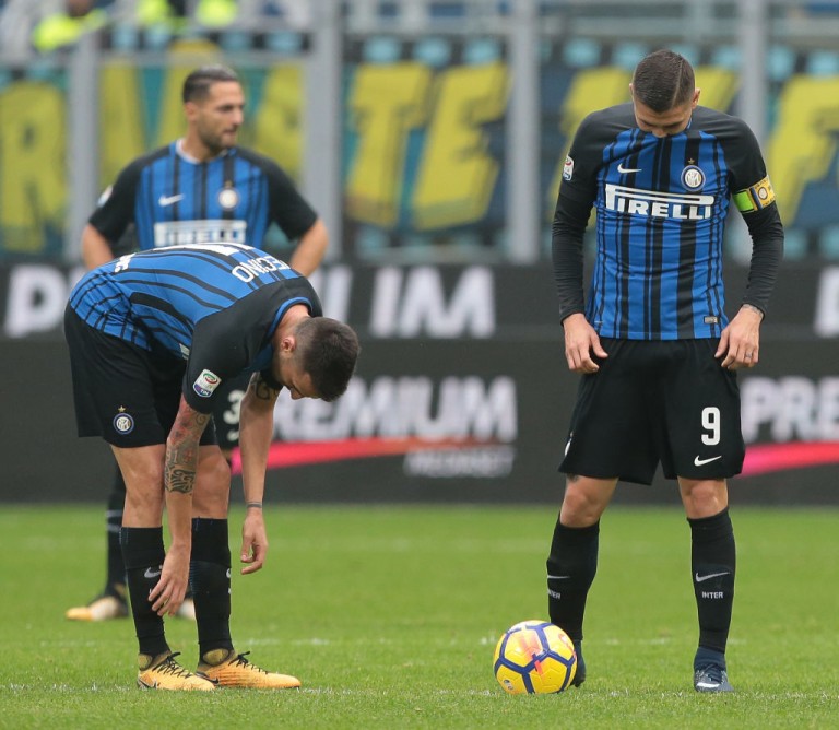 Serie A, classifica pali e traverse: Inter sempre al comando