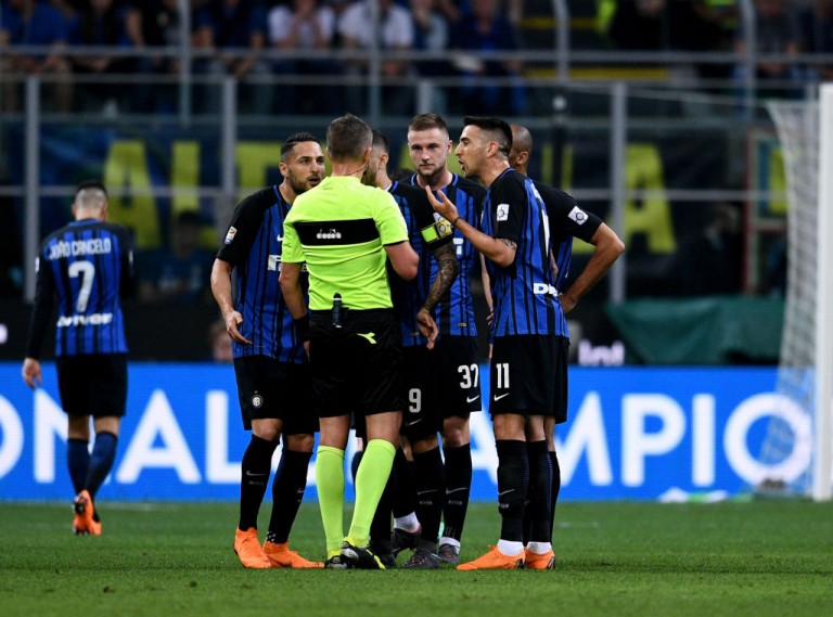 Inter-Juve, è di Orsato la decisione di usare il Var sul fallo di Vecino