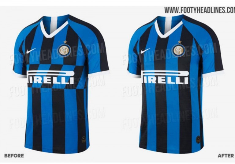 Footy Headlines – Maglia Inter 2019-2020, addio alle controverse strisce diagonali