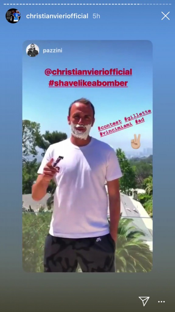 Social – Il Pazzo partecipa alla “Shave Like a Bomber”