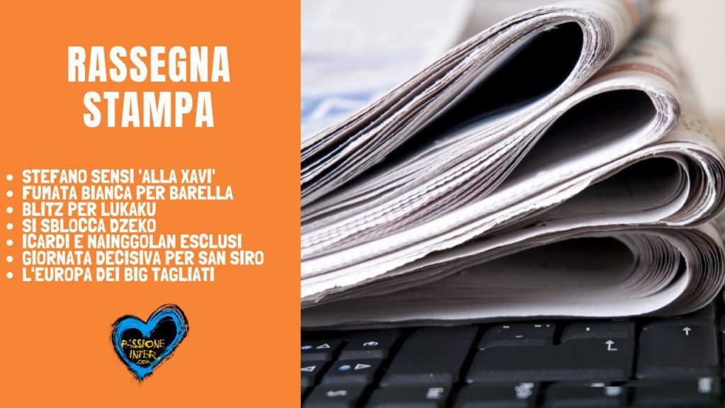 PODCAST – Rassegna stampa del 10 luglio: Sensi come Xavi, Icardi escluso e le altre notizie
