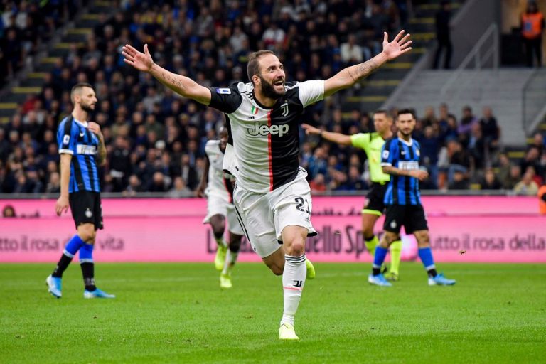 Inter-Juventus, Higuain (Sky): “Loro erano la squadra più solida del campionato. Per fortuna è arrivata la vittoria”