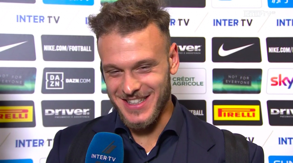 Inter-Cagliari, Dimarco (Inter TV): “Un orgoglio vestire questa maglia, non è facile giocare dall’inizio”
