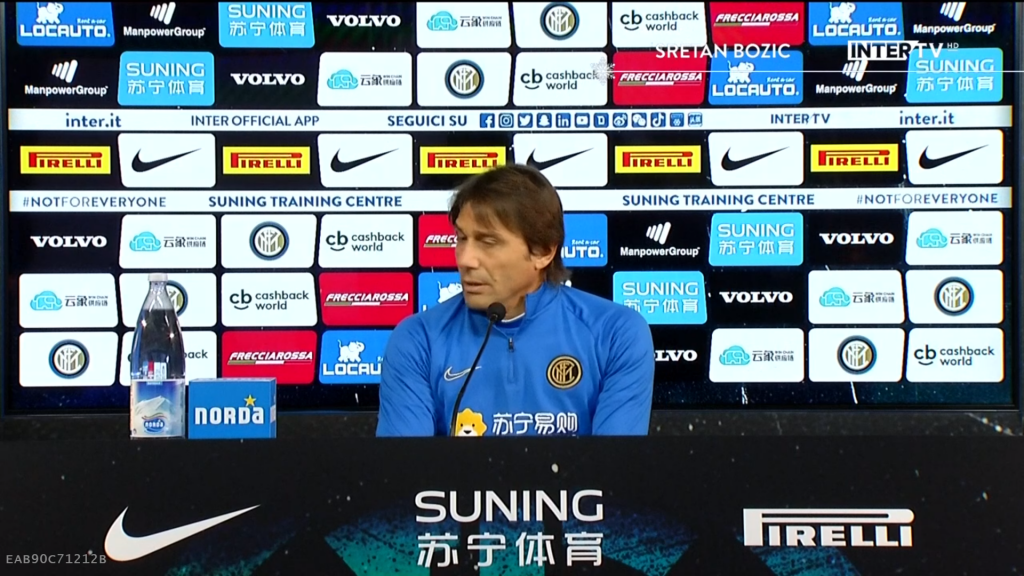 Napoli-Inter, Conte in conferenza: “Attenti allo spirito di Gattuso! Mercato? La società sa tutto”. E Asamoah resta un mistero