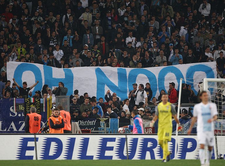 Accadde oggi – 2 maggio 2010, i tifosi laziali festeggiano la sconfitta, l’Inter passa 2-0 e sorpassa la Roma