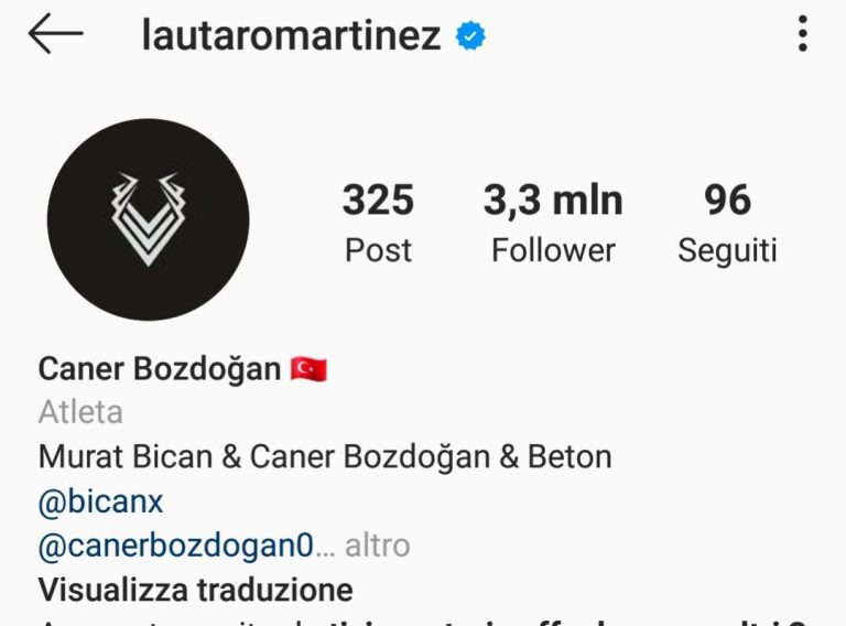 Social – Brutta sorpresa per Lautaro: il suo profilo Instagram viene violato da hacker turchi