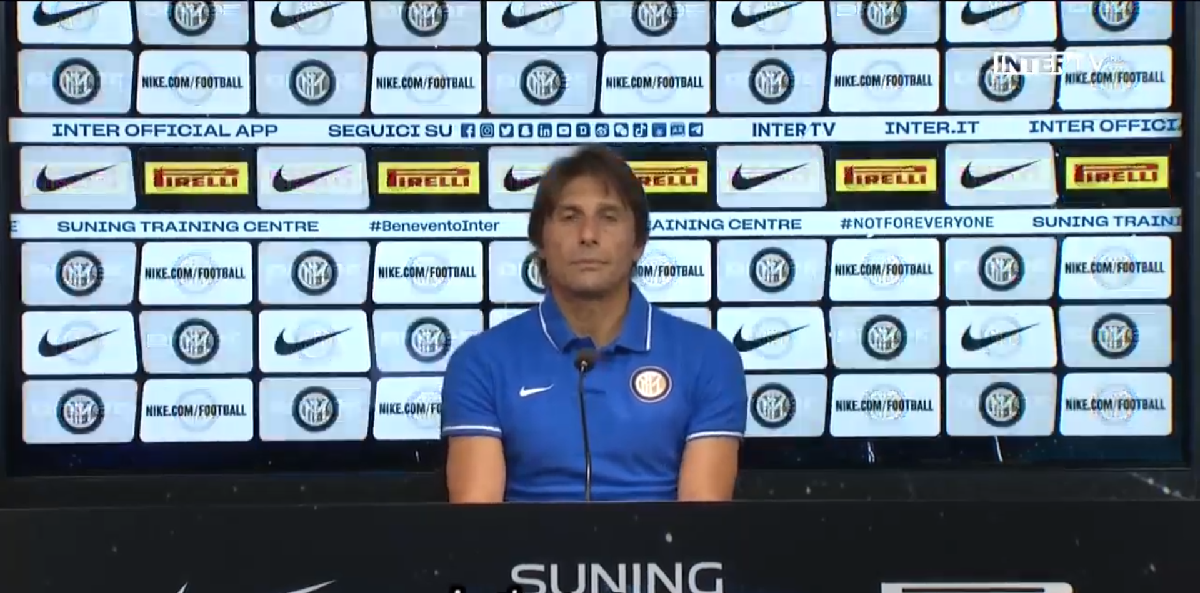 conferenza Conte Benevento Inter