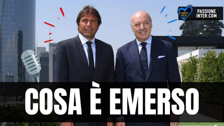 VIDEO – Inter, Conte & Marotta in conferenza e le ultime di mercato