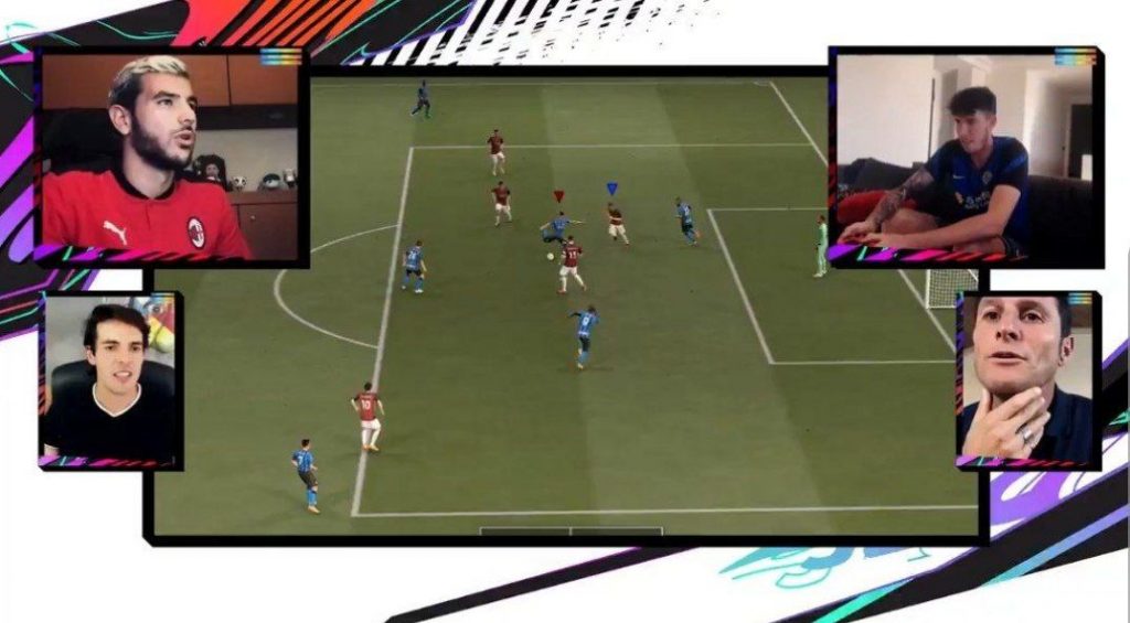 VIDEO – Inter-Milan, antipasto su Fifa 21: Bastoni sfida Hernandez. Kakà e Zanetti telecronisti speciali