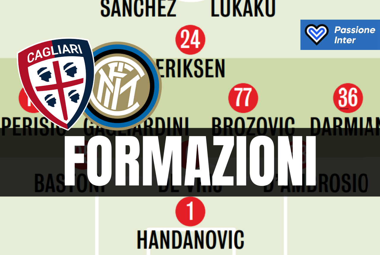 formazioni Cagliari Inter