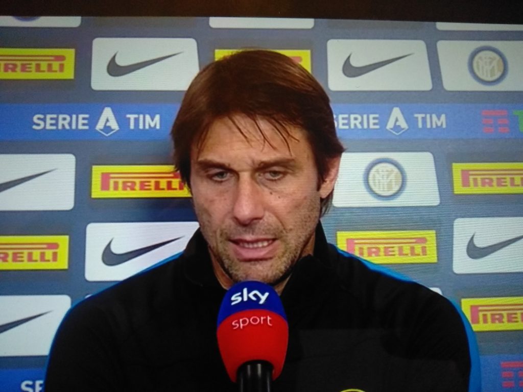 Inter-Napoli, Conte (Sky): “Punti fondamentali per una crescita mentale. Molto rispetto per il Napoli”