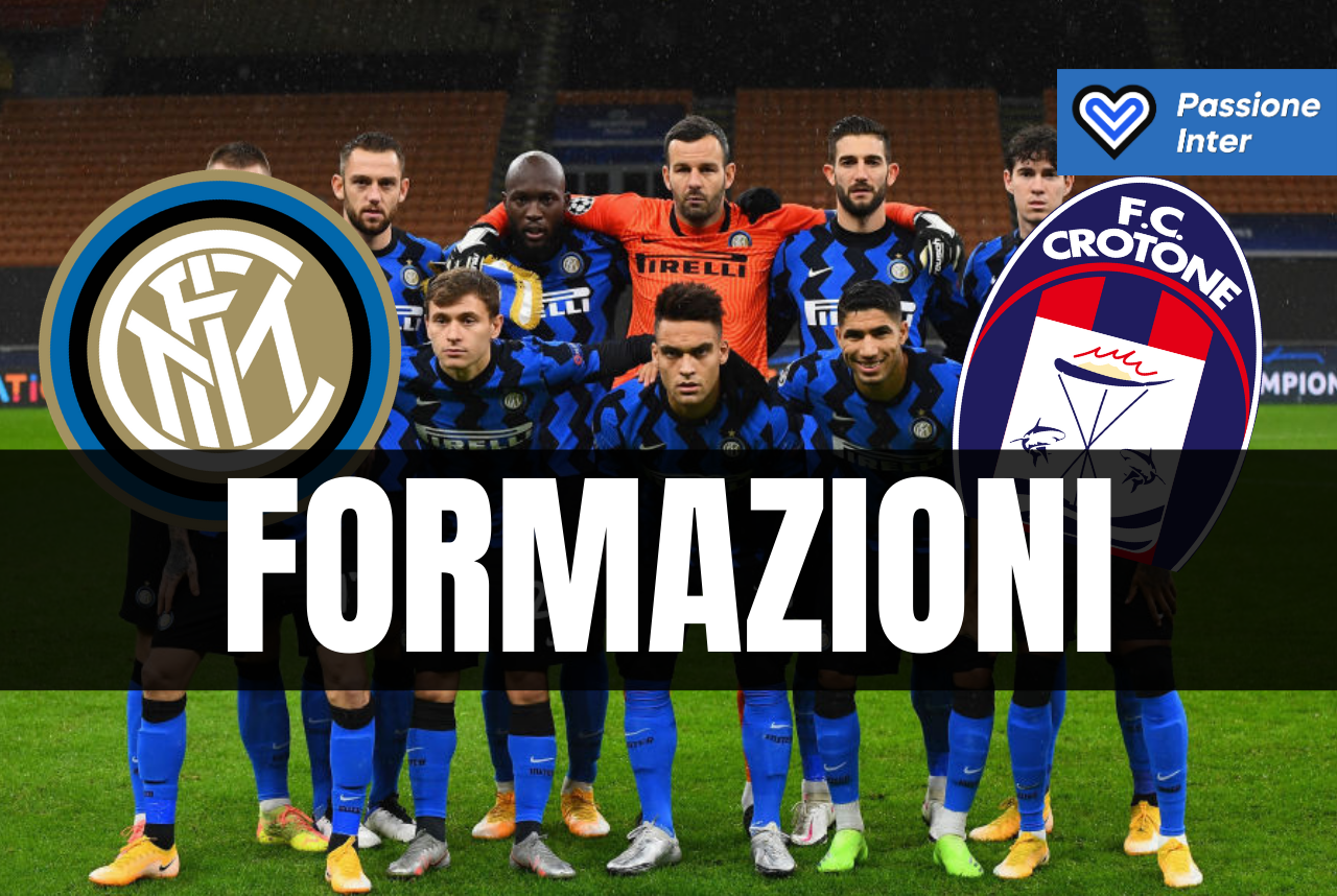 formazioni Inter Crotone