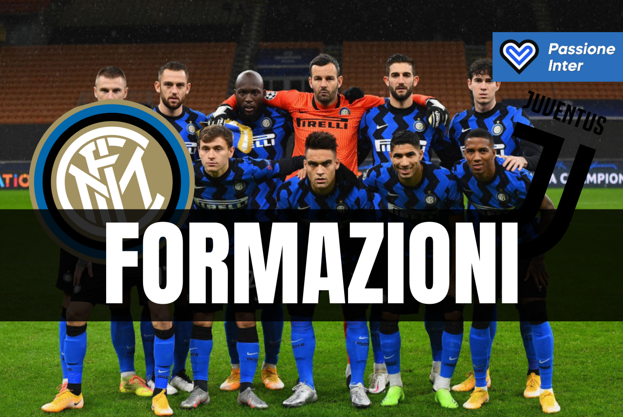 formazioni Inter Juve
