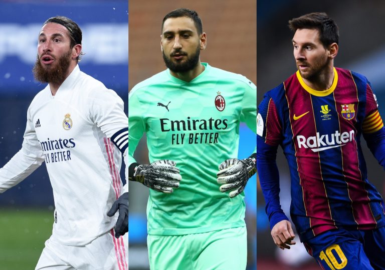Mercato – Da Messi a Sergio Ramos: la top 11 dei calciatori in scadenza a giugno