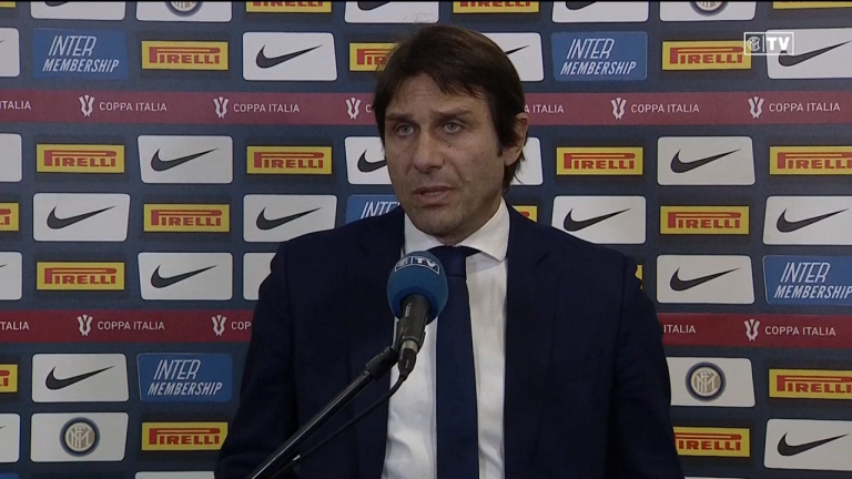 Inter-Juventus, Conte (Inter Tv): “Sanchez deve essere più cattivo, i suoi numeri sono impietosi. A Torino per ribaltarla”