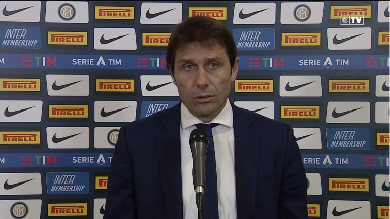 Inter-Genoa, Conte in conferenza stampa: “Romelu sta diventando più cattivo, faccio i complimenti a tutti”