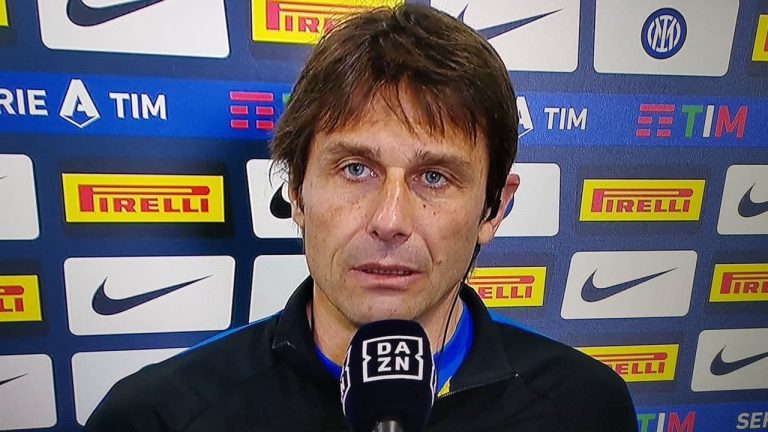 Inter-Cagliari, Conte (Dazn): “Vediamo avvicinarsi la meta. Posso buttarmi nel fuoco per la squadra”