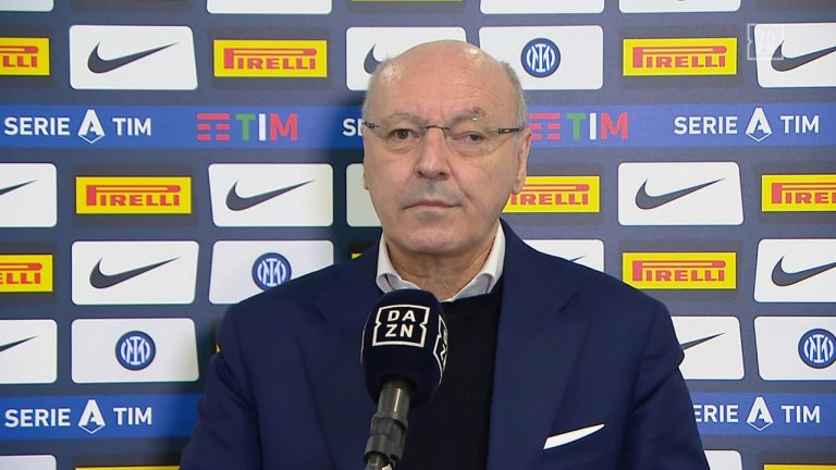 Inter-Cagliari, Marotta (Dazn): “Conte è un vincente. Centro estetico? Il nostro è la Pinetina” Marotta Inter