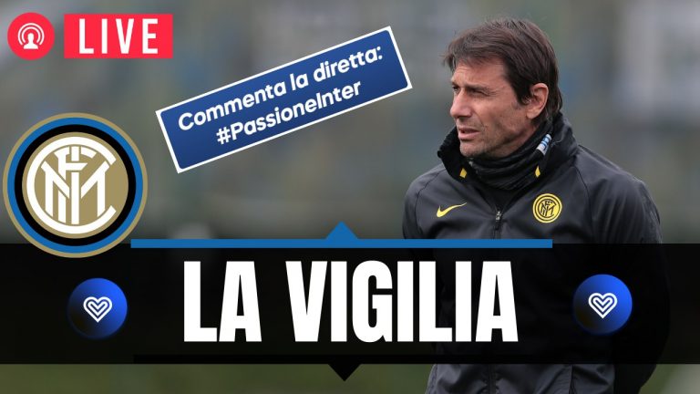 VIDEO – La vigilia di Inter-Sassuolo, le parole di Conte e le notizie di oggi