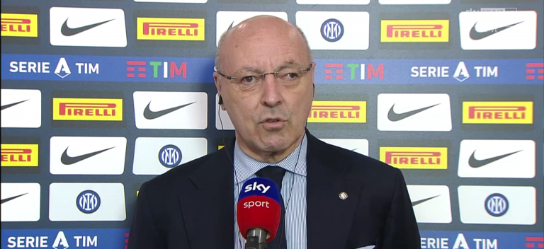 Sassuolo-Inter, Marotta: “Il bilancio in rosso è un problema diffuso, siamo tranquilli”