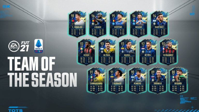 FIFA 21, selezionato il Team of the Season: presenti 4 nerazzurri
