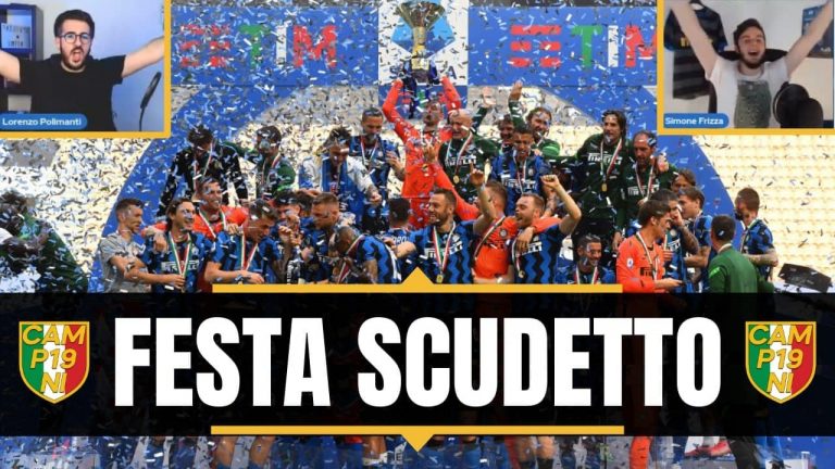 VIDEO – Festa Scudetto in diretta! Live reaction