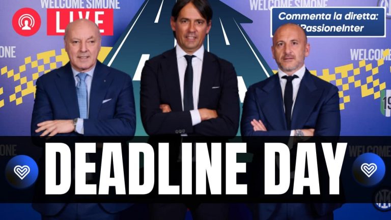 VIDEO – Calciomercato deadline day LIVE: ultime mosse in diretta e INTER NEWS