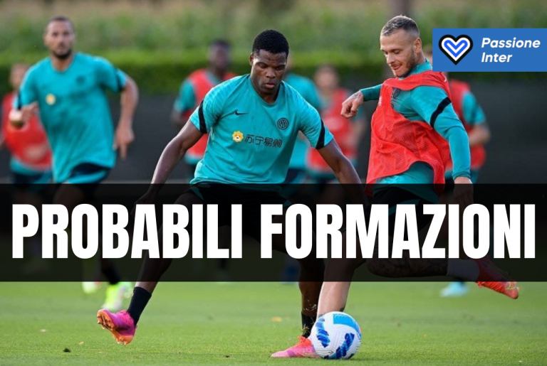 formazioni Inter Genoa