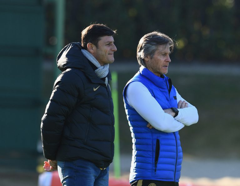 Social – Il saluto di Javier Zanetti a Oriali: “La parola grazie non è abbastanza”