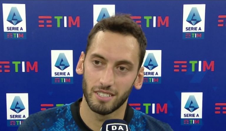 Inter-Genoa, Calhanoglu (DAZN): “Voglio dare il massimo per l’Inter. Grato ad Ausilio se sono qui”
