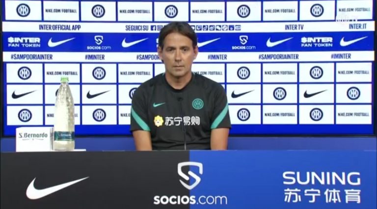Sampdoria-Inter, Inzaghi: “Bastoni non ci sarà, devo valutare i sudamericani”