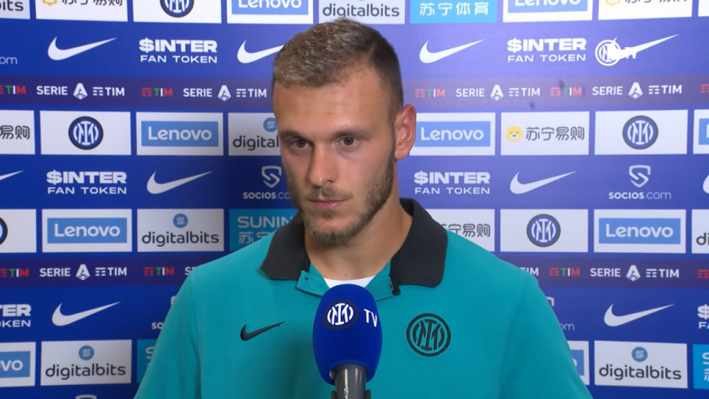 Inter-Atalanta, Dimarco: “Dispiaciutissimo per il rigore. Però grazie ai tifosi per il supporto!”