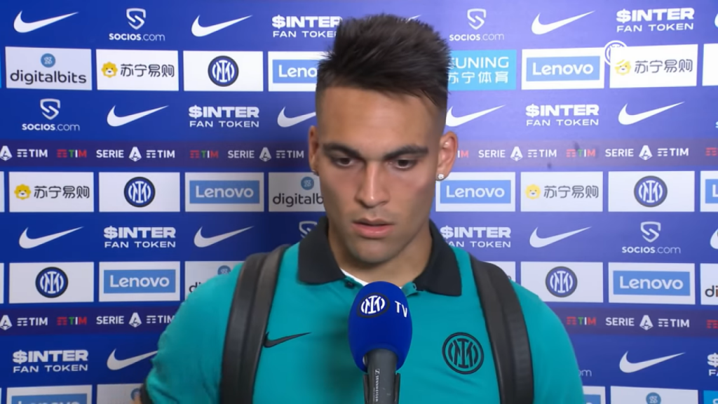 Inter-Atalanta, Lautaro: “I rigori li tiriamo io, Dimarco e Calhanoglu. Ha sbagliato, ma è stato grande”