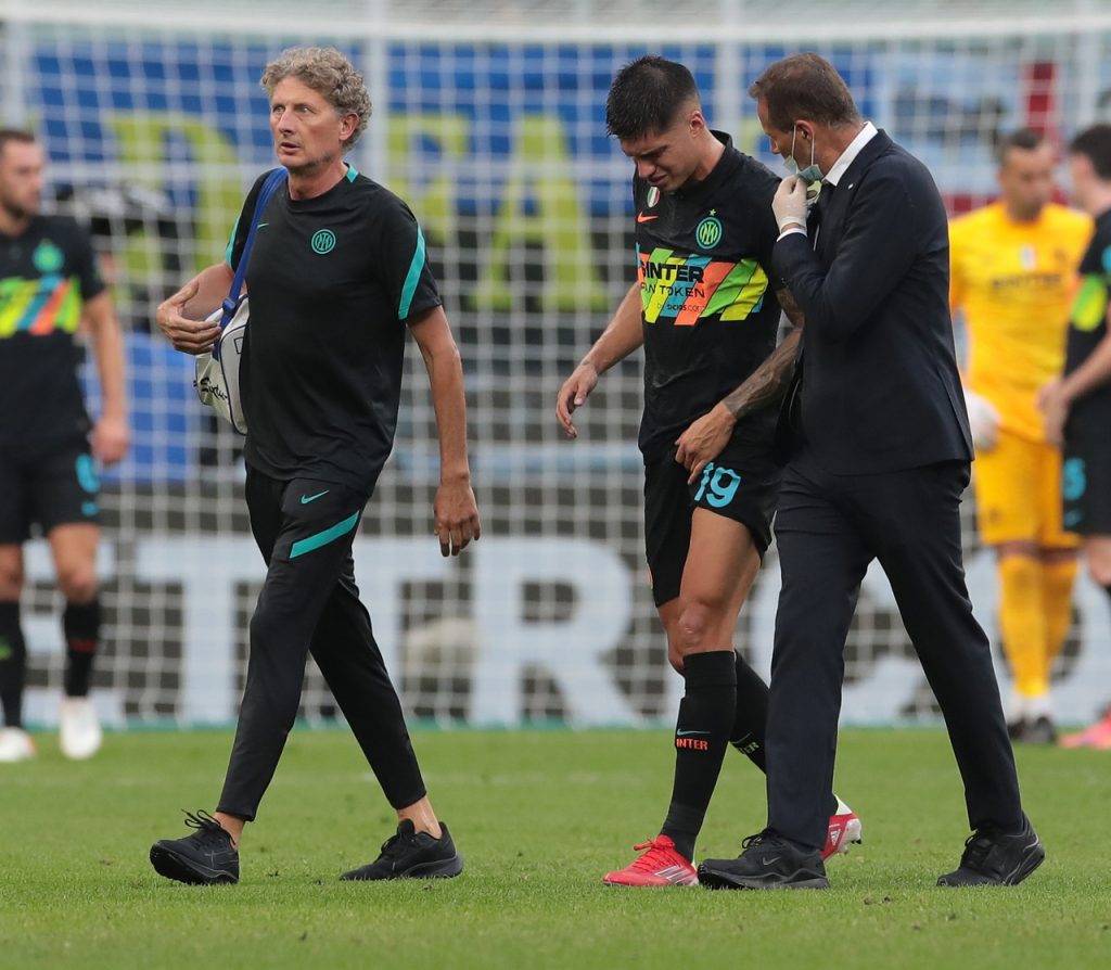 Inter-Bologna, problemi per Correa. Al suo posto entra Dzeko: cosa è successo