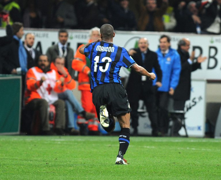 Inter-Juventus, il gol di Maicon nel 2010 in uno-due-tre parole