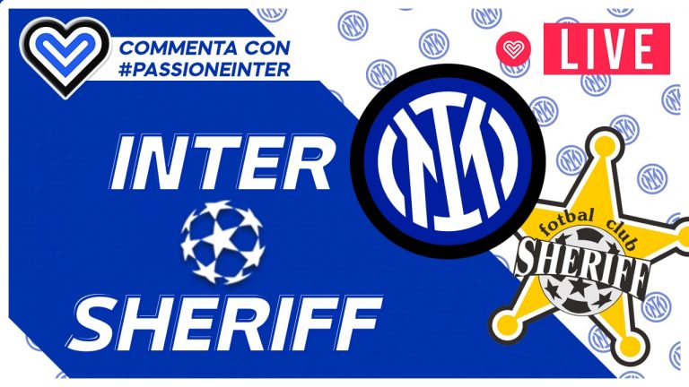 VIDEO – Segui Inter-Sheriff in diretta: entra in live e commenta insieme a noi