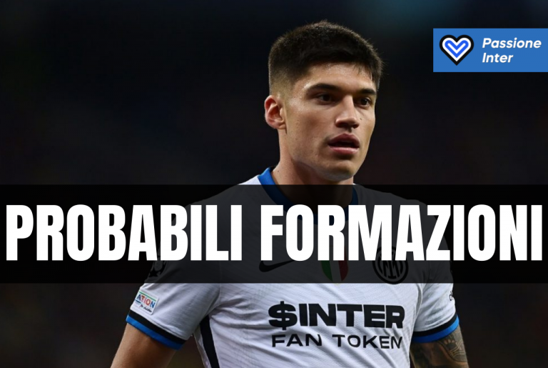 formazioni Inter Juve