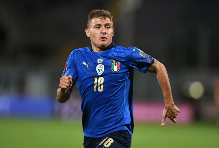 Italia-Belgio, settimo gol di Barella con Mancini: più di lui soltanto i centravanti