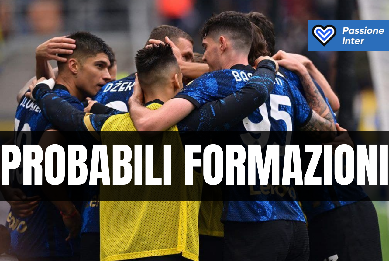 formazioni Milan Inter