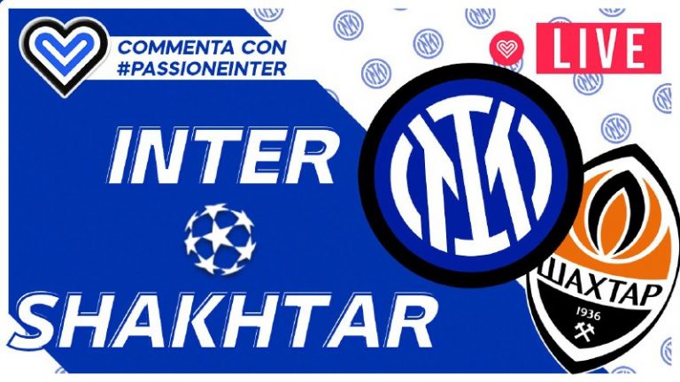 DIRETTA Inter-Shakhtar Donetsk! Live reaction Champions League