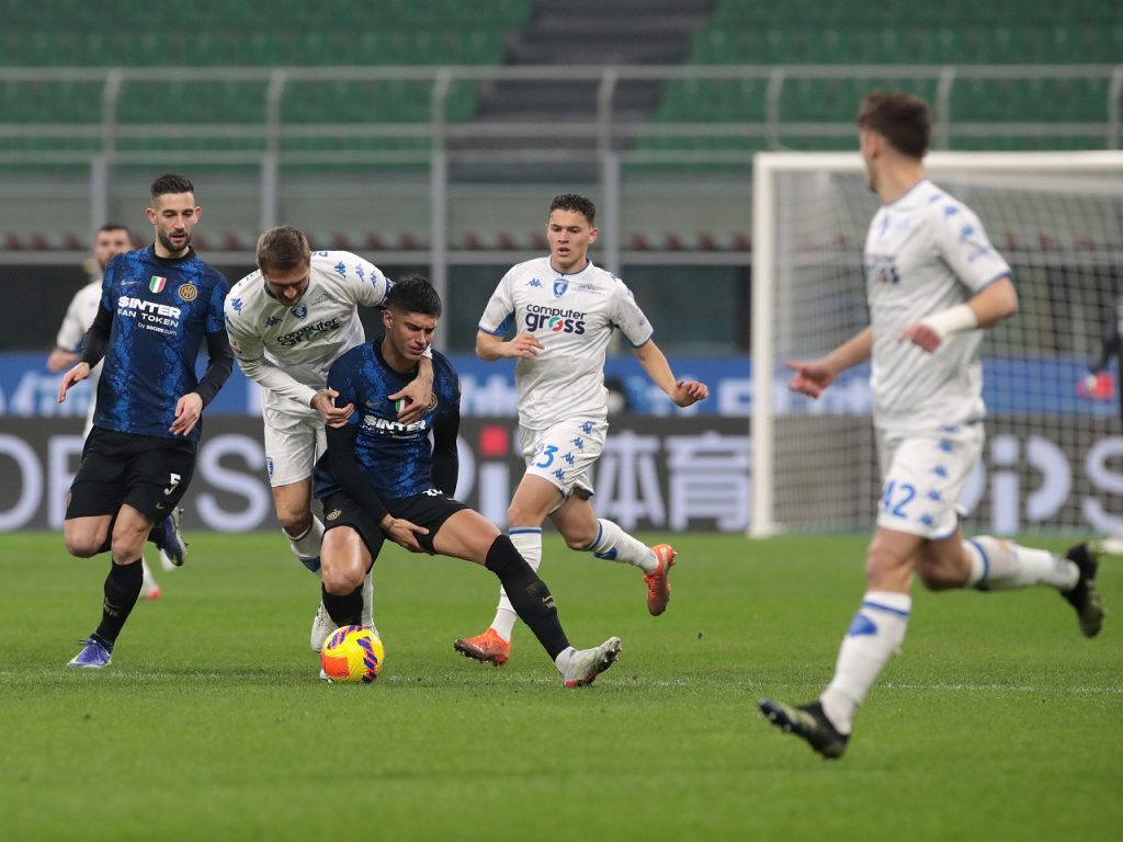 Inter-Empoli, infortunio per Correa, fallo senza senso di Romagnoli