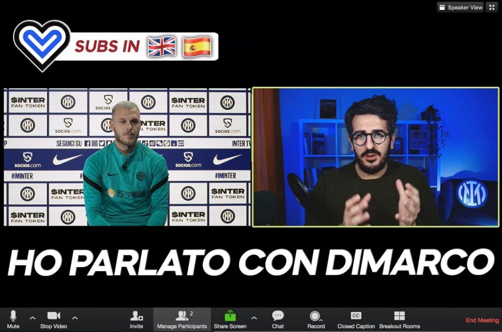 VIDEO – L’intervista di Passione Inter a Federico Dimarco