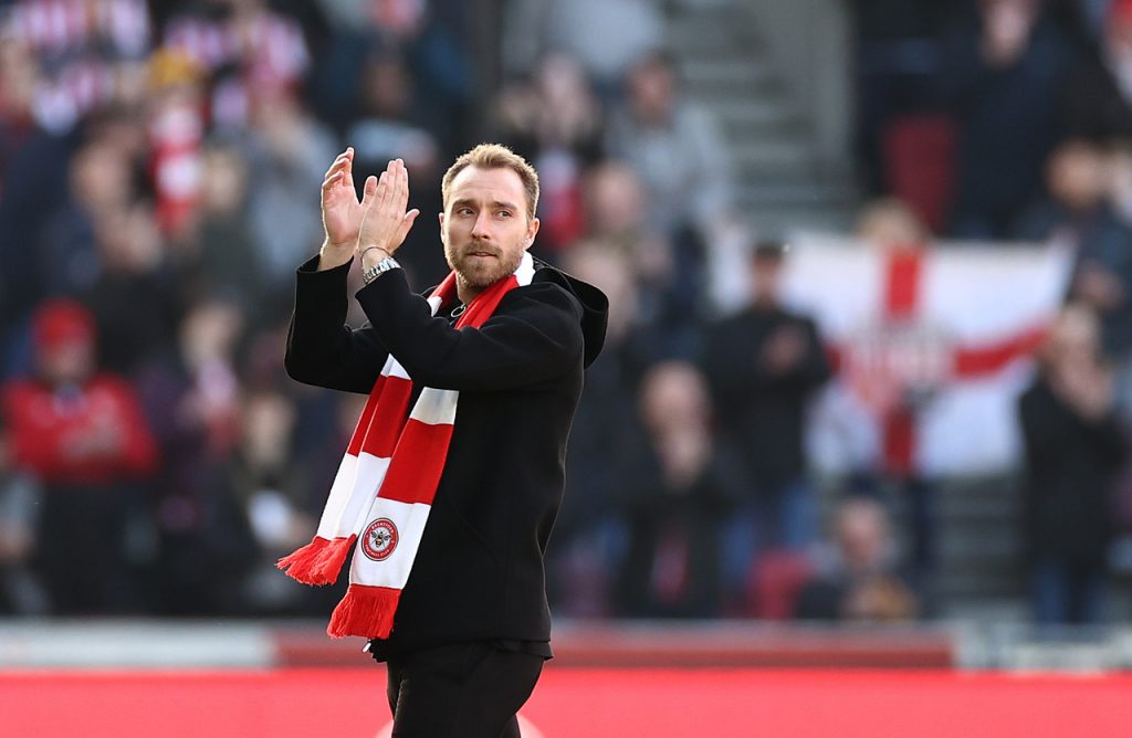 Frank (all. Brentford) ha annunciato che Eriksen debutterà questo sabato