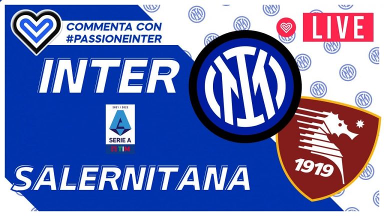 LIVE – INTER SALERNITANA in Diretta! Live reaction Serie A
