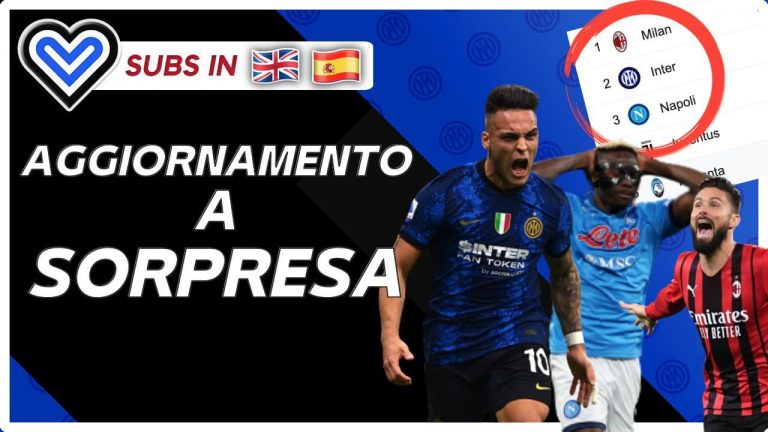 VIDEO – SORPRESA! Chi vince lo Scudetto 2021/2022 secondo l’ALGORITMO