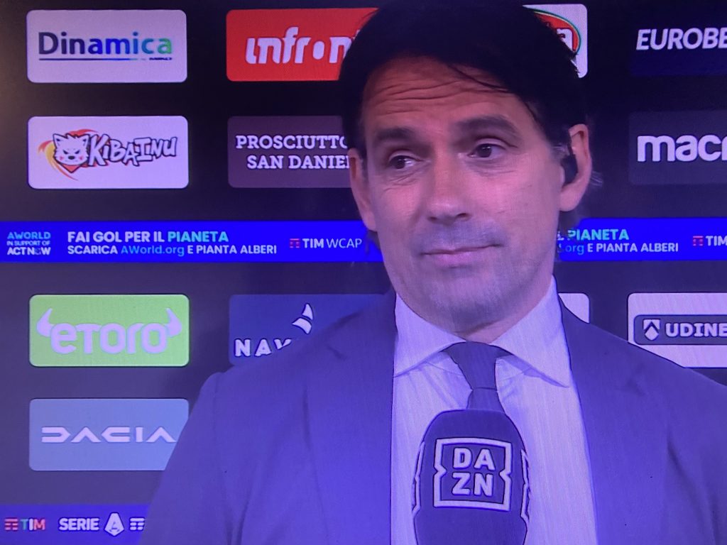 Udinese-Inter, Inzaghi: “Pazza Inter? Se vuol dire fare stagioni così speriamo…”