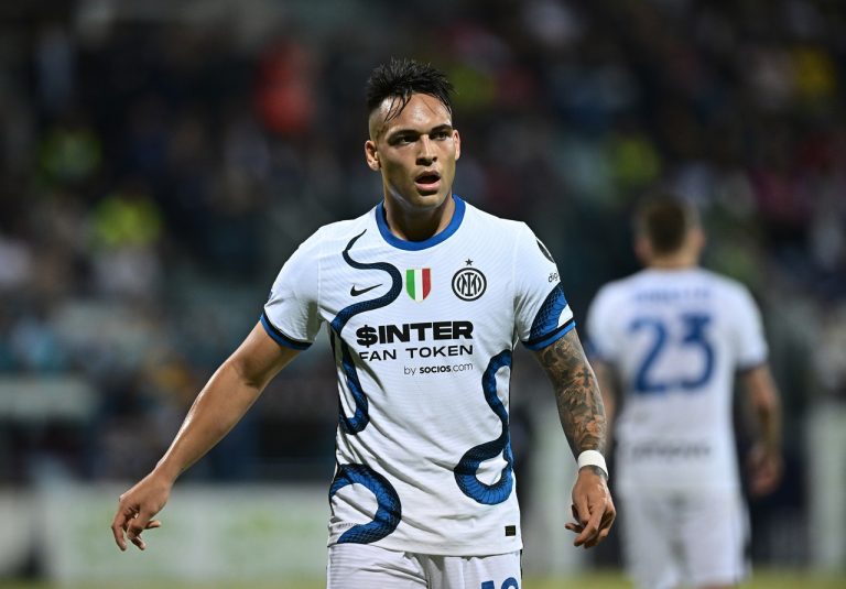 Lautaro Martinez in Cagliari-Inter 1-3