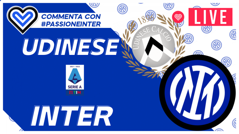 LIVE – UDINESE INTER in Diretta! Live reaction Serie A